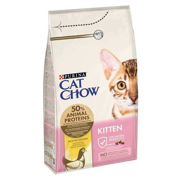 Cat Chow Kitten корм для кошенят з куркою, 15кг