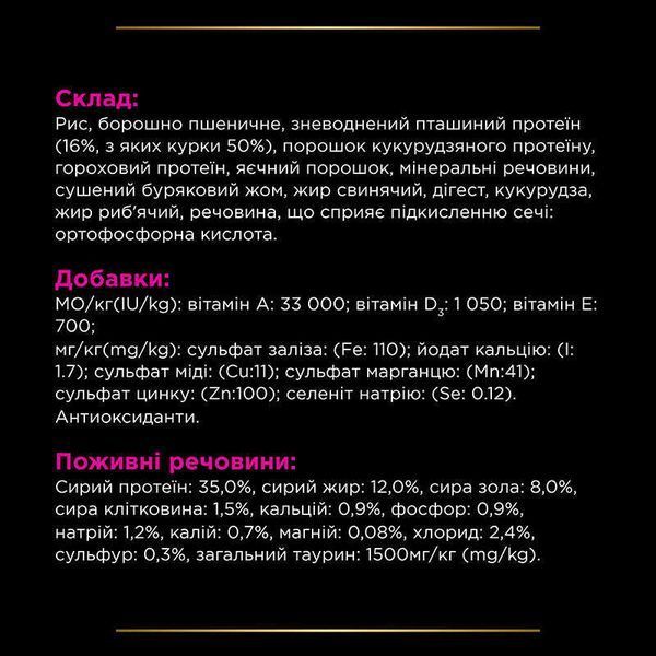 ProPlan Veterinary Diets UR St/Ox Urinary для розчинення струвітних каменів у котів, 5кг