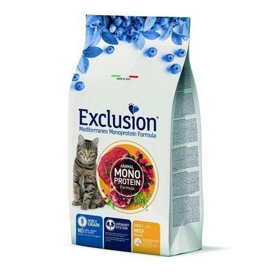 Exclusion Cat Adult Beef сухий монопротеїновий корм для кішок, ЯЛОВИЧИНА, 300г