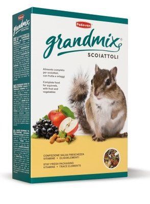 Padovan GrandMix Scoiattoli корм для білок і бурундуків, 750 г, 750г